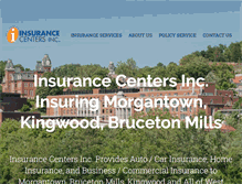 Tablet Screenshot of insurancecenters.com